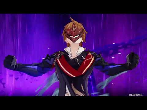 Shilly plays Genshin Impact #10-Diluc VS Childe (True Solo, Level 80, Serpent Spine Showcase)