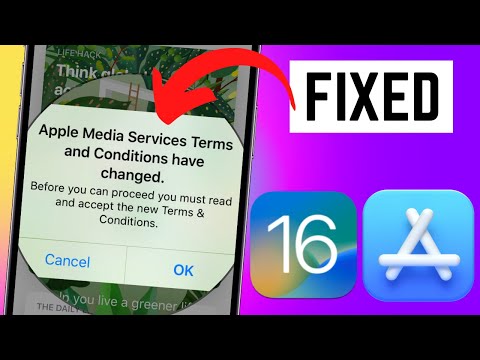 How To Fix Apple Media Terms and Conditions Have Changed Error in iOS 16