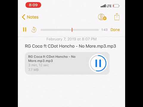 Rich Girl Coca Ft. Cdot Honcho - No More (official snippet)