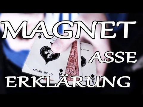 Magnet-Asse - Kartentrick mit Erklärung (AUFLÖSUNG) - Tricks XXL