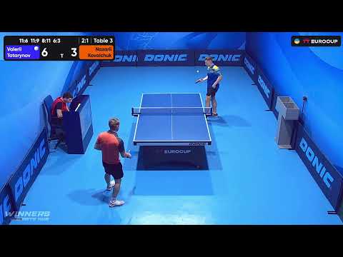 18:25 Valerii Tatarynov - Nazarii Kovalchuk 02.10.2023 TT Euro.Cup Star. TABLE 3