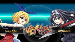 [PS3] Phantom Breaker Extra - Situation Battle Mode - Sophia vs Mikoto