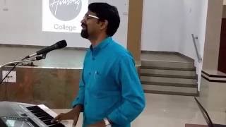 Music Director & Singer  Alphonse Joseph:  Singing Karunamayane