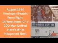 August 1986 Koningen Beatrix Ferry Fight.14 West Ham ICF v 200 Man United. Here’s What Happened Next