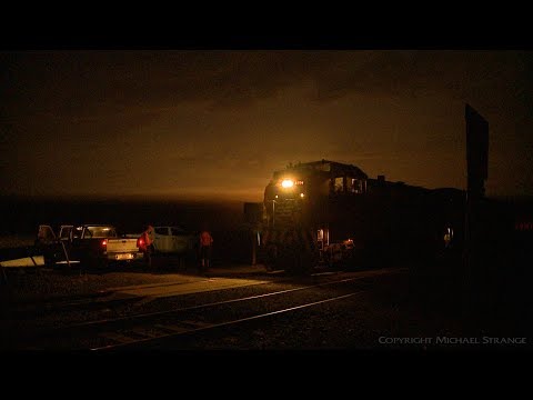 6KN7 SSR Grain Train Crew Change In Lightning Storm (21/12/2019) - PoathTV Australian Railways