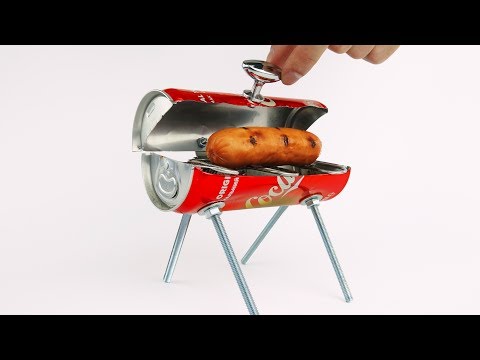 DIY Amazing Mini BBQ von Coca Cola Can zu Hause