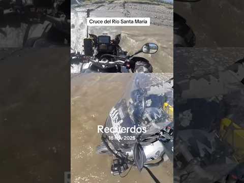 Cruce con quedada y rescate incluido del río Santa María en Catamarca #makelifearide #motoviajeros