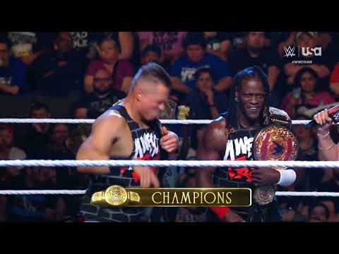 WWE RAW AWESOME TRUTH VS AUTHORS OF PAIN 06/10/24