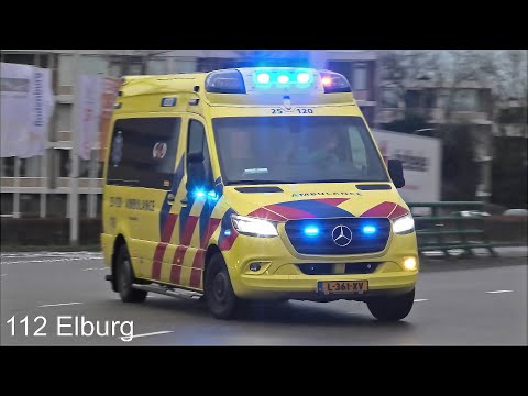 [Luchthoorn] A1 Ambulances uit Twente, Drenthe, Flevoland & IJsselland met spoed naar Isala Zwolle