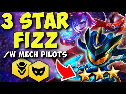 3 STAR FIZZ /w SUPER MECHS - BEST COMPS TFT SET 3 | Teamfight tactics | Mecha pilots | TFT set 3