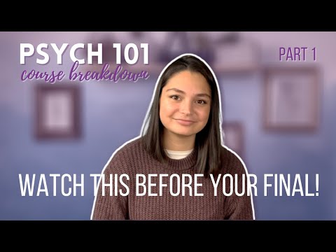 PSYCH 101 Crash Course 2020 (PART 1) // FULL Course Breakdown: WHAT YOU NEED TO KNOW FOR YOUR FINAL