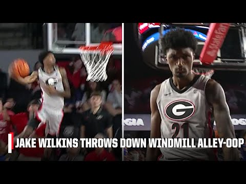 DUNK OF THE YEAR CANDIDATE⁉️ Dominique Wilkins' son throws down WINDMILL ALLEY-OOP slam 🤯 | ESPN CBB