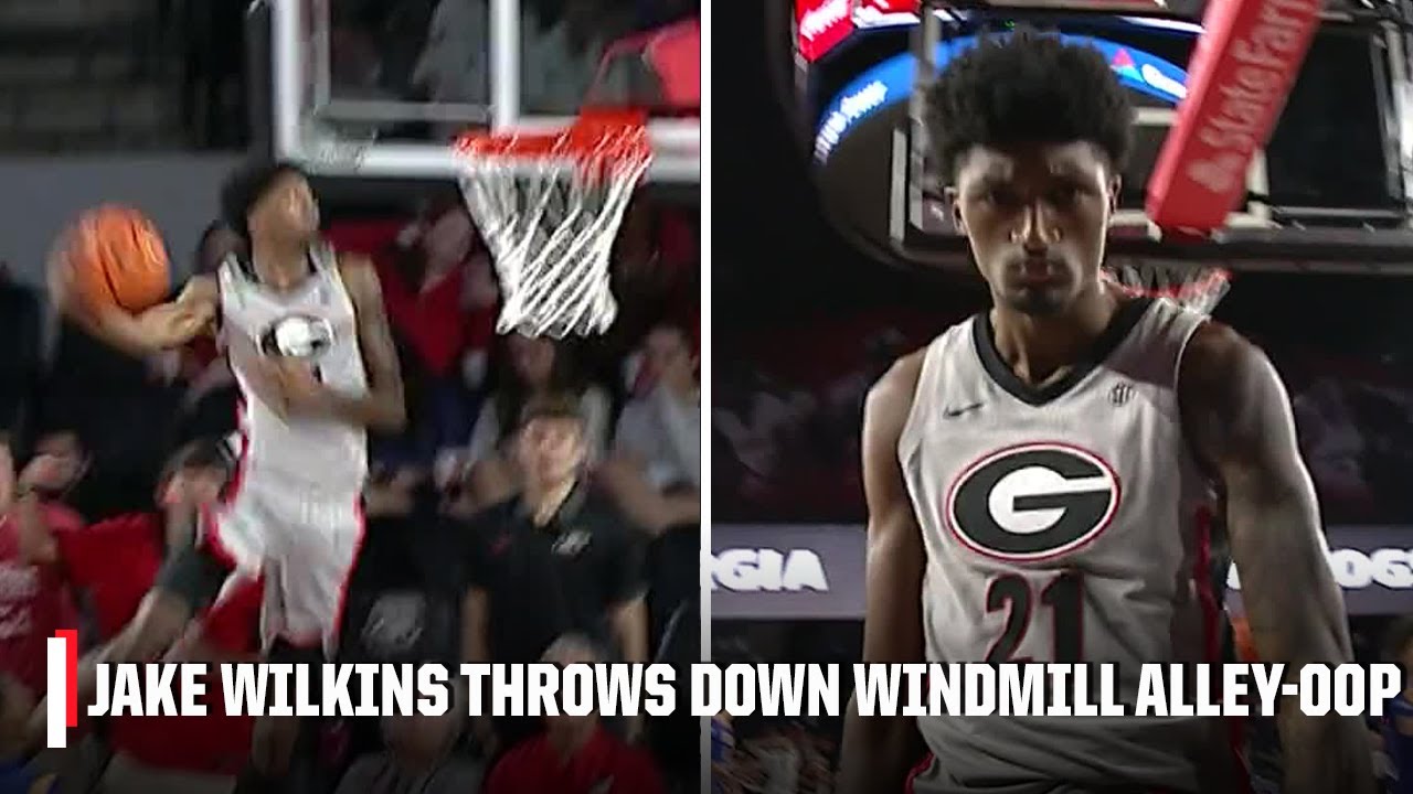 DUNK OF THE YEAR CANDIDATE⁉️ Dominique Wilkins' son throws down WINDMILL ALLEY-OOP slam 🤯 | ESPN CBB