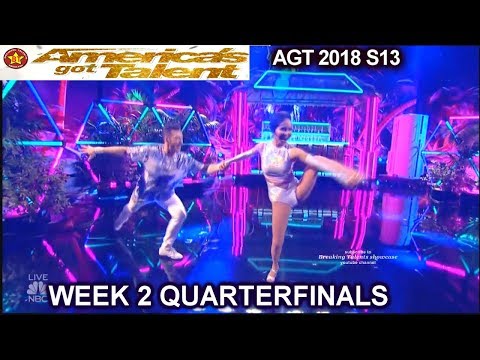 Quin and Misha Dancing Duo GREAT DANCE QUARTERFINALS 2 America's Got Talent 2018 AGT