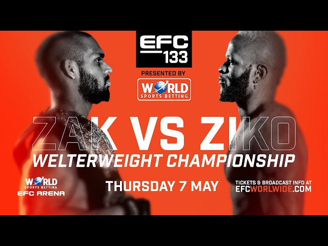 EFC 133 Main Card Intro | Badat vs Makengele Welterweight Title Fight