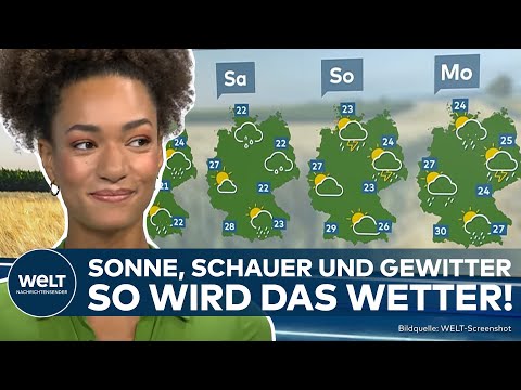 DER SOMMER MELDET SICH ZURÜCK: Regen und Sonne im Wechsel – so wird das Wetter in Deutschland!
