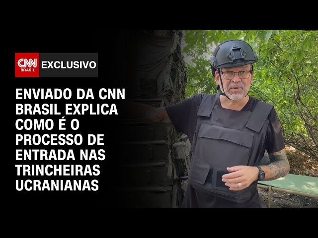 Enviado da CNN Brasil explica como é o processo de entrada nas trincheiras ucranianas | CNN NOVO DIA