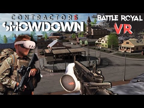 Brand neuer Battle Royal VR Shooter - Contractors Showdown PVP Match Deutsch mit der Meta Quest 3