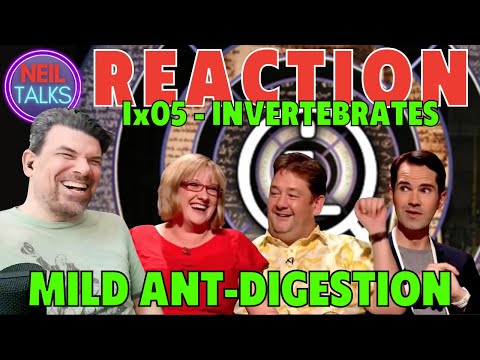 CLASSIC QI REACTION Series I Episode 5 XL - Invertebrates (Jimmy Carr, Johnny Vegas, Sarah Millican)