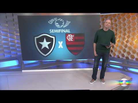 Matéria Globo Esporte - Botafogo 0 X 0 Flamengo pela semifinal da Copa do Brasil