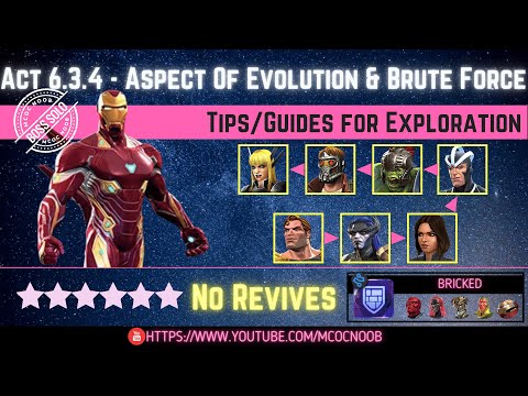 MCOC: Act 6.3.4 - Aspect of Evolution, Supercharge & Brute Force -Tips/Guides-No Revives-Story quest
