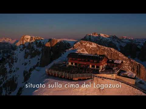 L'alba al Rifugio Lagazuoi a Cortina d'Ampezzo