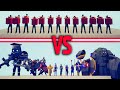 PRESENT ELF TEAM vs MEGA MEDIEVAL TEAM - Totally Accurate Battle Simulator | TABS