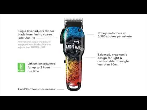 73045 73050 73060 Cordless Envy Li Andis Nation Clipper