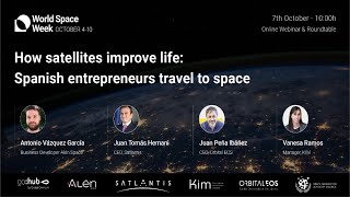 How satellites improve life: spanish entrepreneurs travel to space