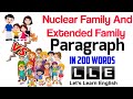Nuclear Family And Extended Family Paragraph In 200 Words From LLE Very Easy Way To Learn