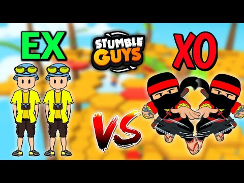 Melawan Clan Paling (PRO) Sedunia | EX VS XO | - Stumble Guys