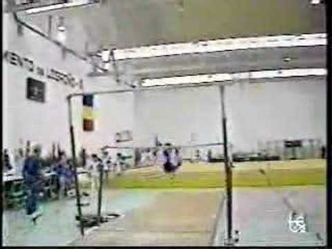 Alicia Fernandez - 1990 Romania vs Spain Optionals - Uneven Bars