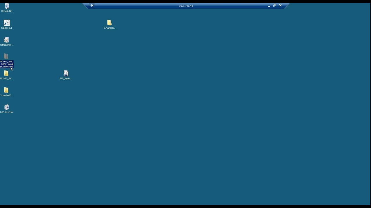How to access SQL data service virtual table using Tableau