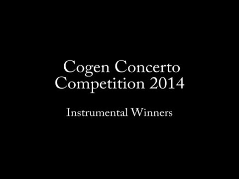 Cogen Concerto Competition 2014 - Instrumental Division