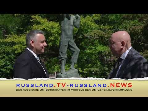 Der russische UN Botschafter im Vorfeld der UN-Generalversammlung