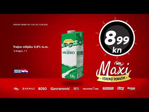 MAXI VIKEND AKCIJA 11.08. - 14.08.2022.