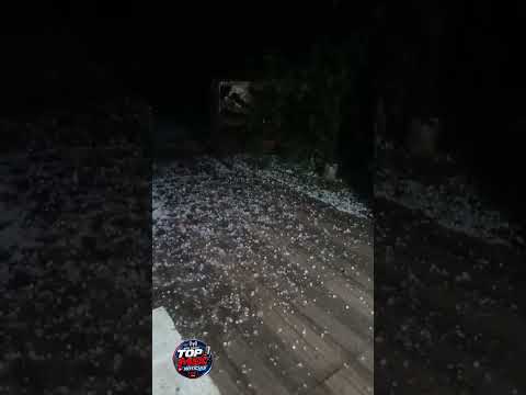 chuva de granizo em bela vista do toldo canoinhas SC