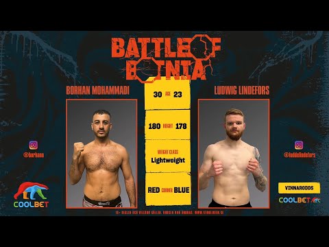 Battle of Botnia 12 Borhan Mohammadi vs. Ludwig Lindefors