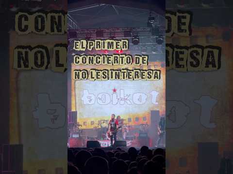 No me podía perder el primer concierto de la gira de presentación del nuevo álbum de Boikot!
