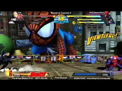 The Break Weekly #117 - MvC3 FR - Vex VS [AG] DemonHyo