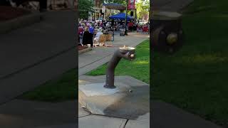 Brad Puckett at the Friday night bandstand