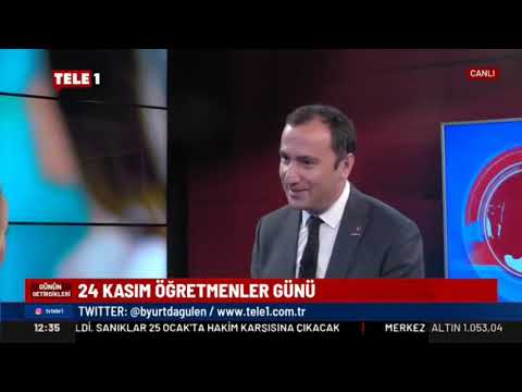 Genel Başkanımız Kadem Özbay, Tele1 Tv`de Bilge Yurtdagülen`in hazırlayıp sunduğu Günün Getirdikleri programına canlı yayın konuğu oldu; 24 Kasım Öğretmenler Günü’nde, eğitim emekçilerinin sorunlarına dikkat çekti.	 | EĞİTİM İŞ