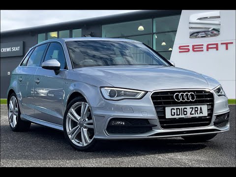 Audi A3 2.0 TDI S line Sportback S Tronic 5dr (Nav) I Crewe SEAT