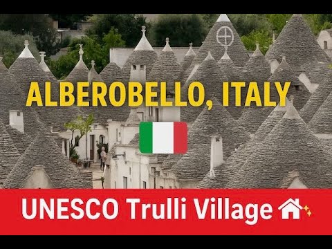 Visite e passeie pelos famosos Trulli da UNESCO em Alberobello, Itália