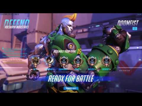 My First Game with Doomfist! (Overwatch Gameplay)
