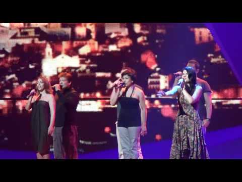 Eurovision 2012 in Baku : Portugal 2nd rehearsal Filipa Sousa - "Minha Vida"