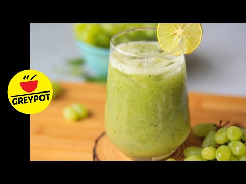Green Grape Juice for Summer | Summer Cooler #SHORTS