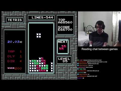 NES Tetris - First Ever 29 Start Rollover (Former WR)