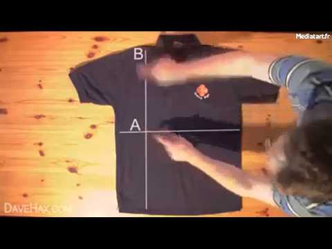 Comment plier ses pulls, tee-shirt, polos et chemises en 2 secondes (sous-titres VF)