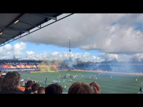 CHOREO AND PYROSHOW CAMBUUR ULTRAS AGAINTS SC HEERENVEEN || SC CAMBUUR VS SC HEERENVEEN 19.02.2023